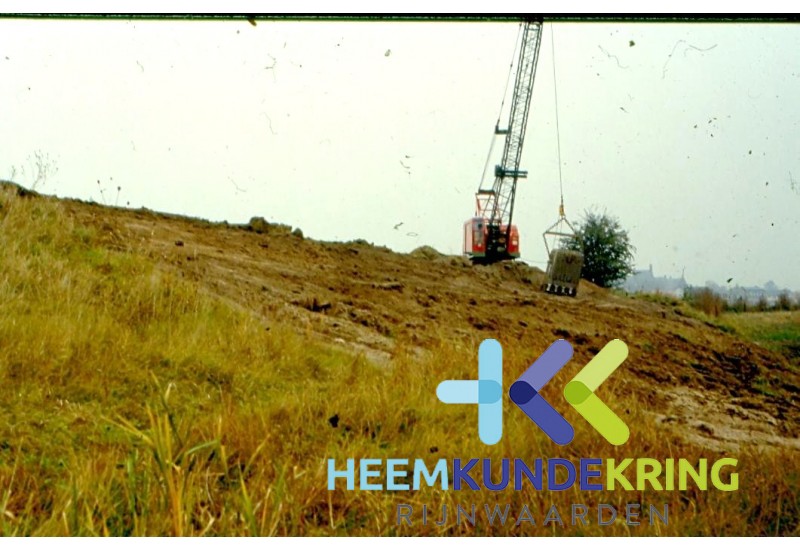 Dam versterking in de Oude Rijn F000025670